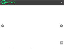 Tablet Screenshot of geckointernational.com
